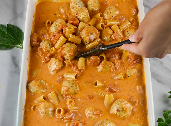 Baked Meatball Ziti - Step 3